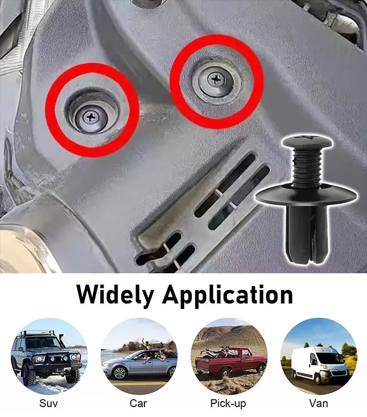 Remaches Multiusos x100 + Estuche Organizador — Ahorra tiempo y evita perder piezas.