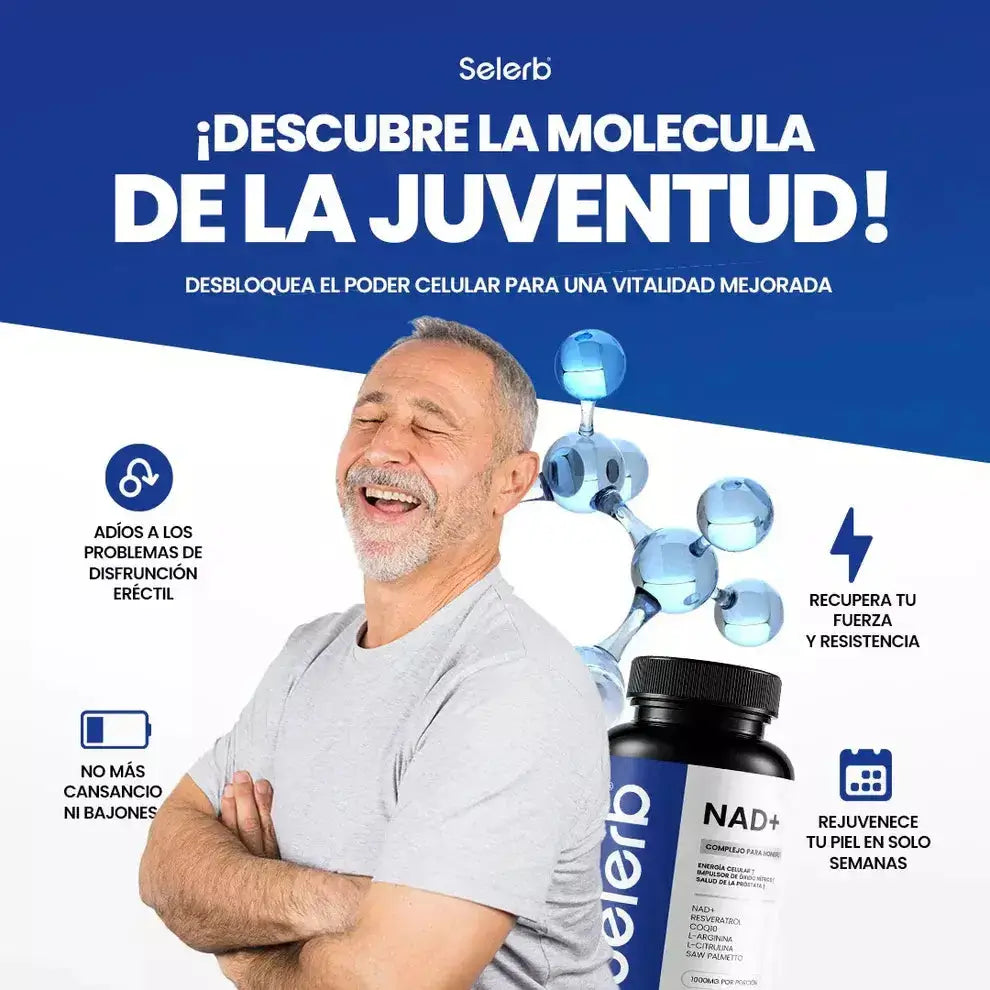 Nad Complex ™ l Capsulas NAD+ liposomal para hombres