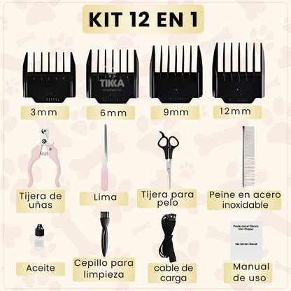 HUPPYPRO™🐾12 en 1 Peluqueria profesional AHORRO EXTREMO sin salir de casa