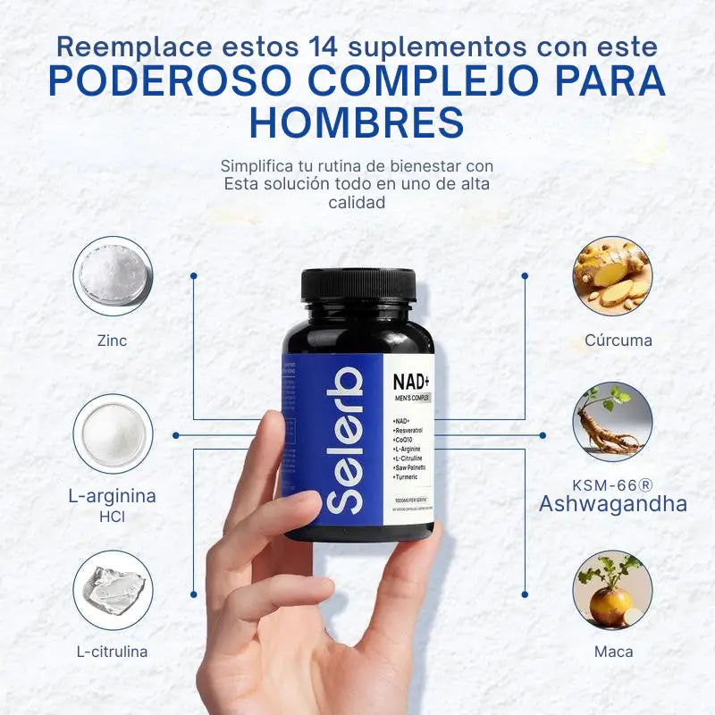 Nad Complex ™ l Capsulas NAD+ liposomal para hombres