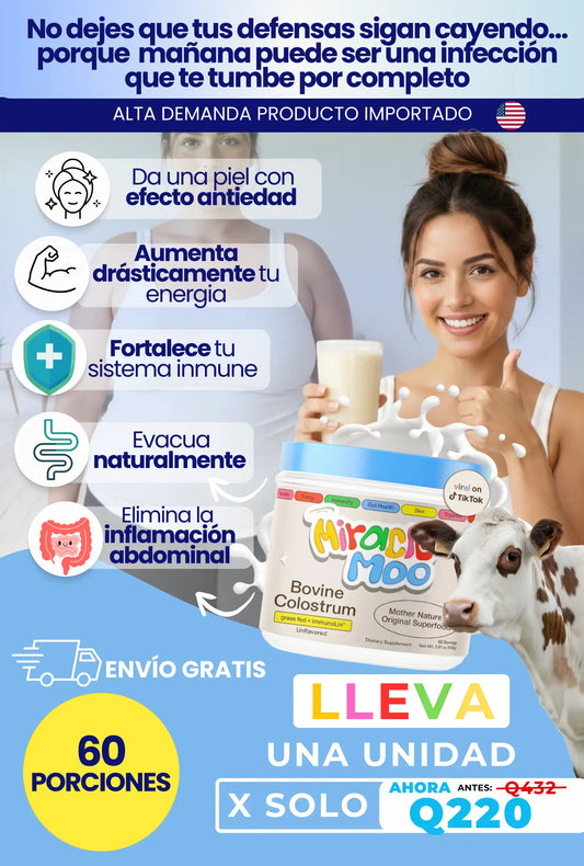 MIRACLE MOO CALOSTRO BOVINO